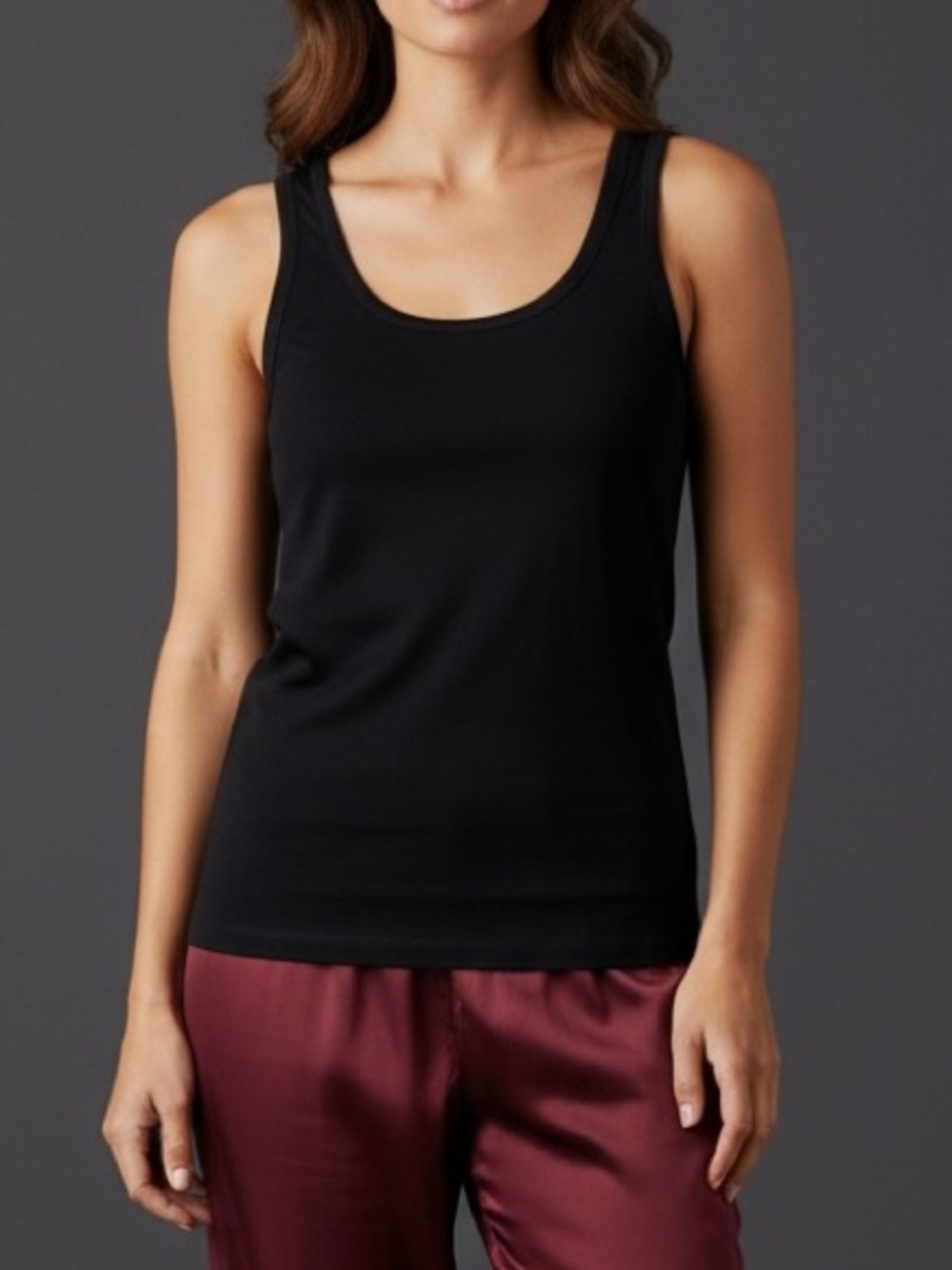 Cosabella Black Slim Tank Top